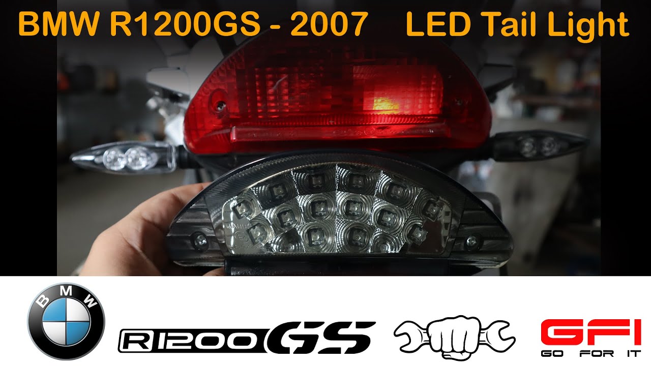 BMW R1200GS LED Tail Light YouTube