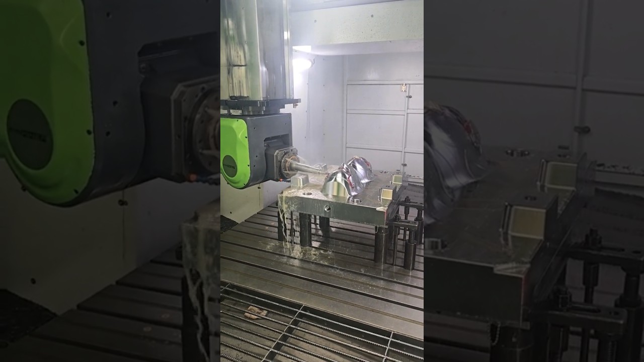 Рабочий процесс обработки пресс-форм на 5-осевом станке с ЧПУ - 5-осевая головка с ЧПУ 