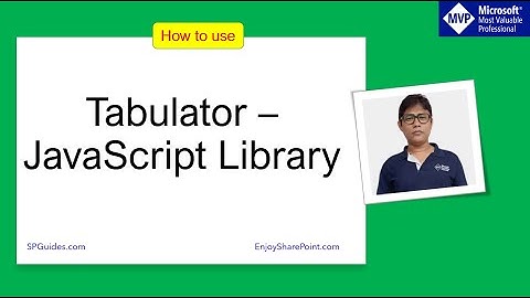 tabulator js tutorial | tabulator js example