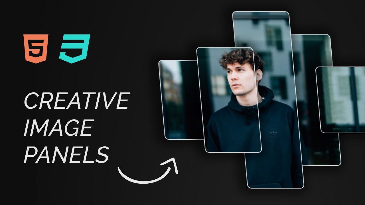 Creative Image Panels Using Only HTML and CSS - YouTube