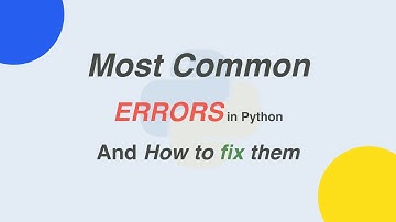 How to Understand Most common Errors in Python? #error #python