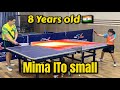 Mima ito small of india   how to make backhand against backspin very fast