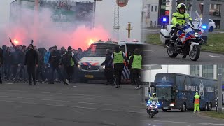 Download Lagu Chaotische entree supporters Feyenoord en Olympique Marseille bij aanvang wedstrijd in de Kuip! MP3