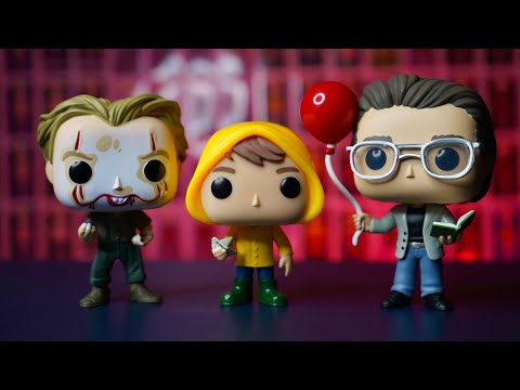 Фигурки Пеннивайза и Стивена Кинга по Оно Funko POP!   Большой обзор