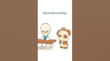 How introverts and extroverts order food in different ways…..    #introvert #extrovert #cartoon