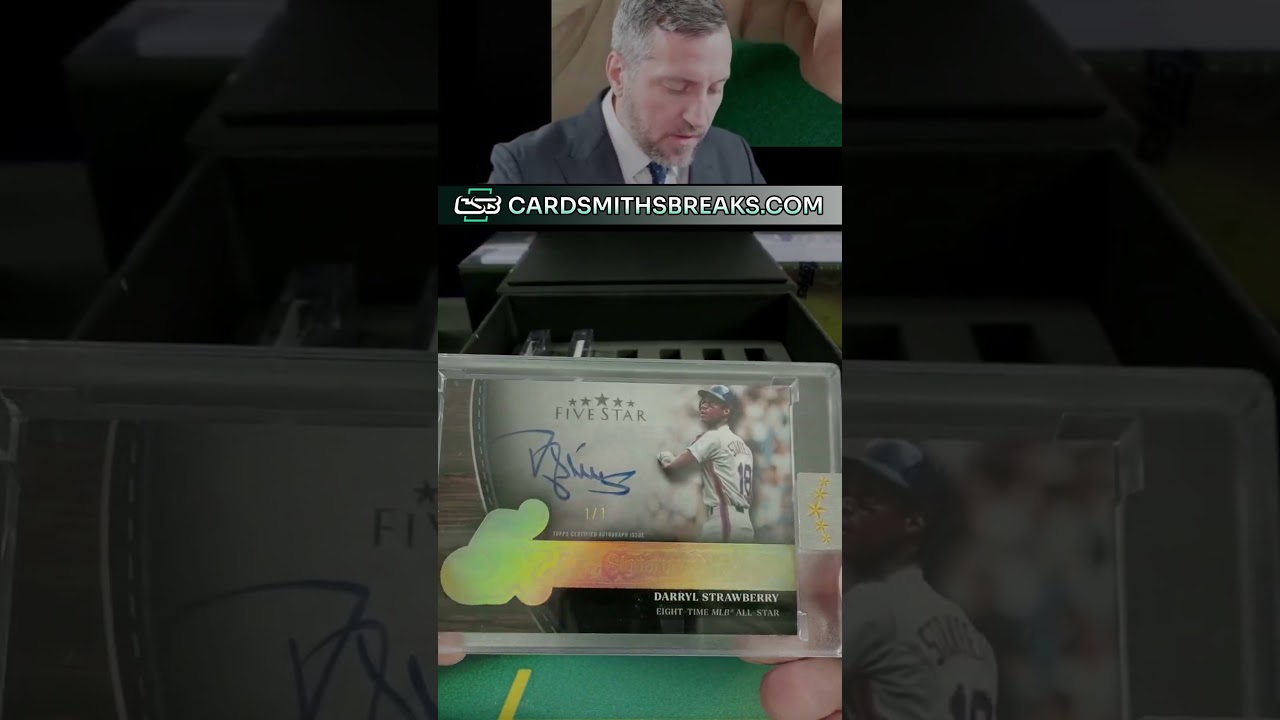 2025 Topps Five Star Darryl Strawberry Five Time Signatures #baseball #baseballcards #topps #mlb