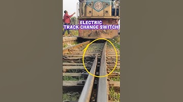 Motor Operated Electric Track Switch #railtrack #change #switch #shorts #railway #ytshorts #railroad
