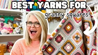 BEST YARNS for Granny Squares [2023] - PUT TO THE TEST!