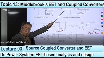 Lecture 03: Dc power system stability, Alternative EET, Source impedance, Input filter instability