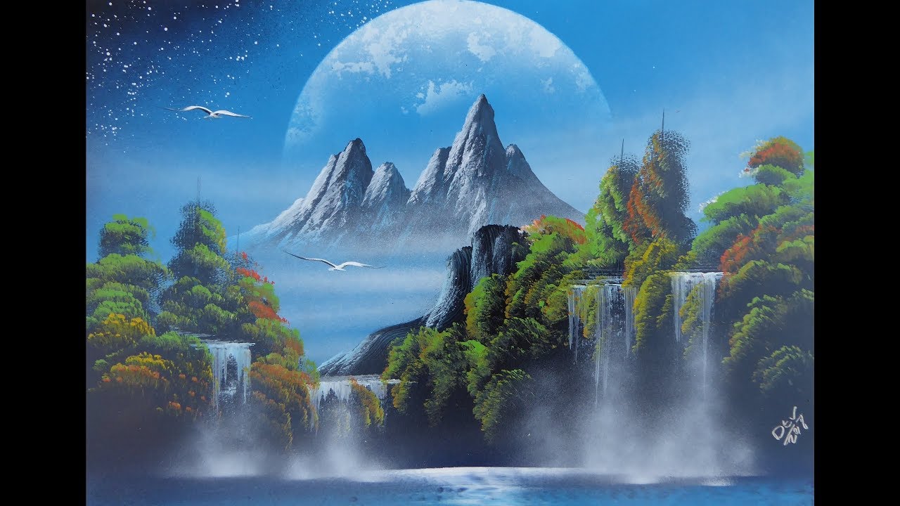 Spray Paint Art Nature Made By Street Artist Time Lapse YouTube Maxresdefault