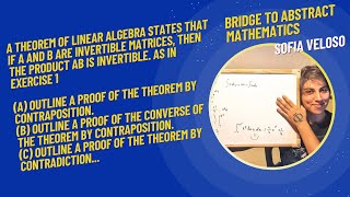1.5.2 a theorem of l. algebra states that if a and b are invertible matrices, then ab is invertible