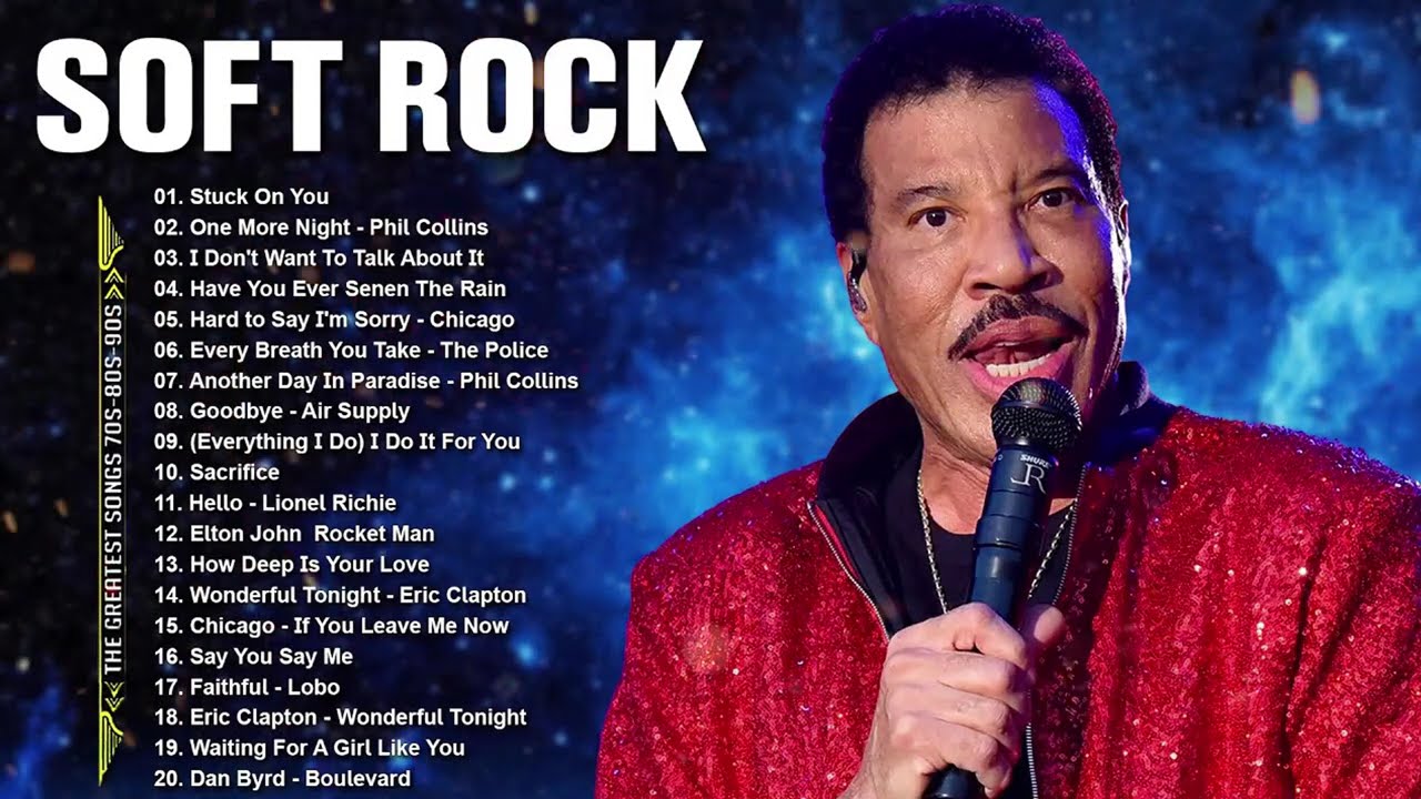 Lionel Richie, Bee Gees, Michael Bolton,Phil Collins,Eric Clapton | Soft Rock 70s 80s 90s Love Songs