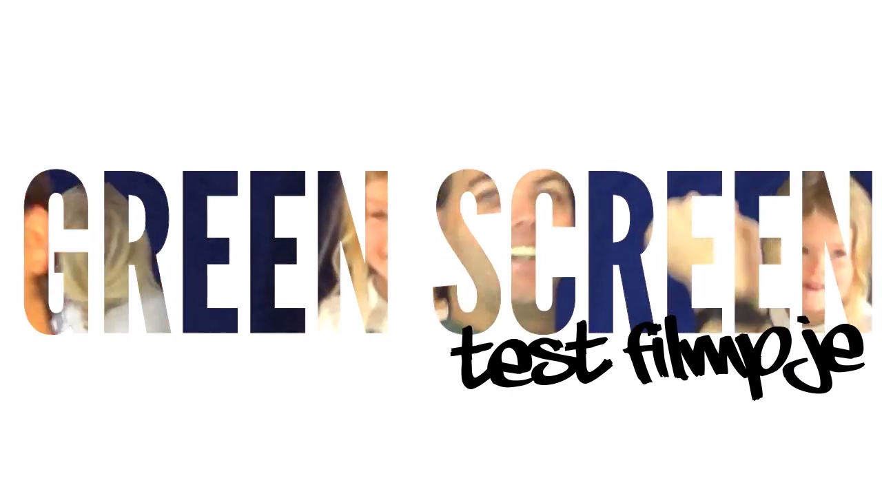 my first Green Screen video (met een blauw doek haha)