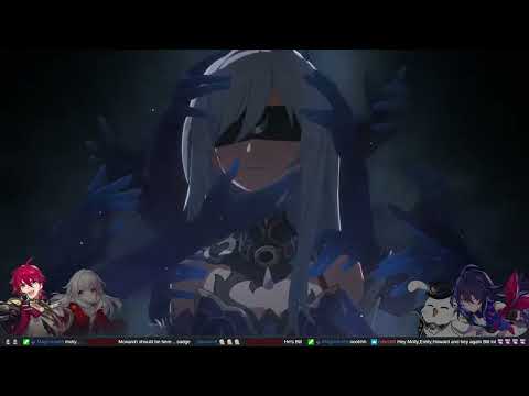 EN VAs of Seele, Clara, Luka, Owlbert super quick Jingliu Trailer watch party lmao