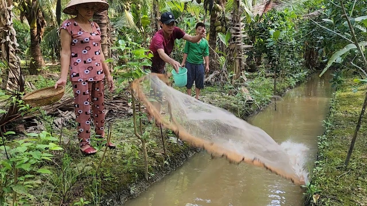 Xem Mà Cười Lộn Ruột với Thánh Sún Khi Lần Đầu Tiên Chỗ Tài Chài Cá | BQCM & Family T521