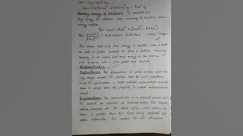 subject: physics  class:2nd year chapter: 20 topic: radioactivity