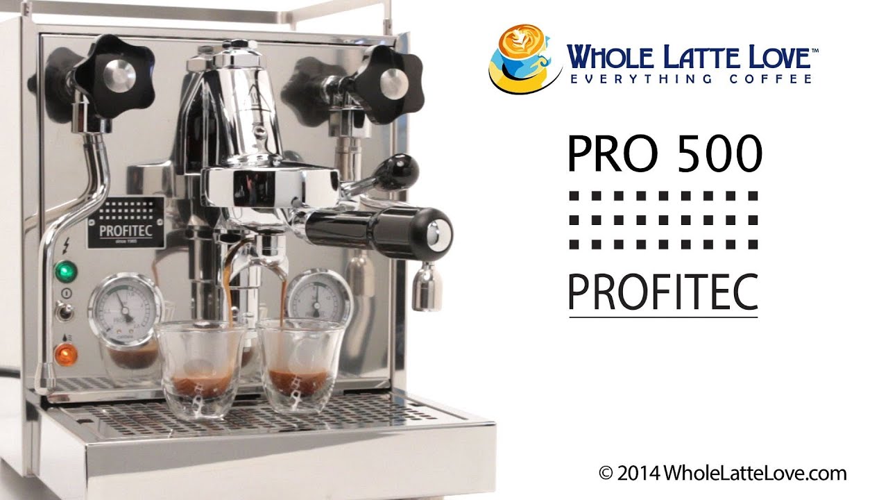sneak peak profitec pro 500 espresso machine youtube