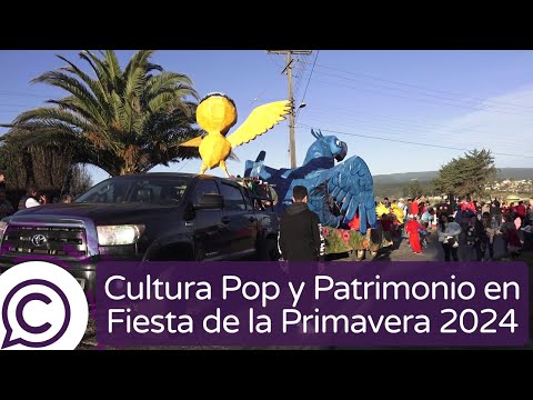 Carros alegóricos atrajeron a turistas y locales en la Fiesta de la Primavera 2024