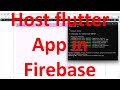 How to deploy your flutter application on your WordPress website by hosting in firebase project?