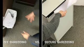 DIY Shredding vs. Secure Shredding