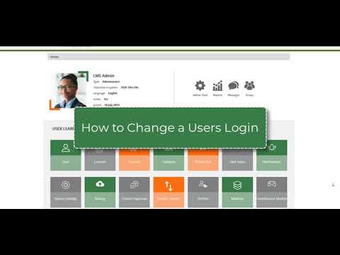 How to change a Users Login on Tangerine LMS