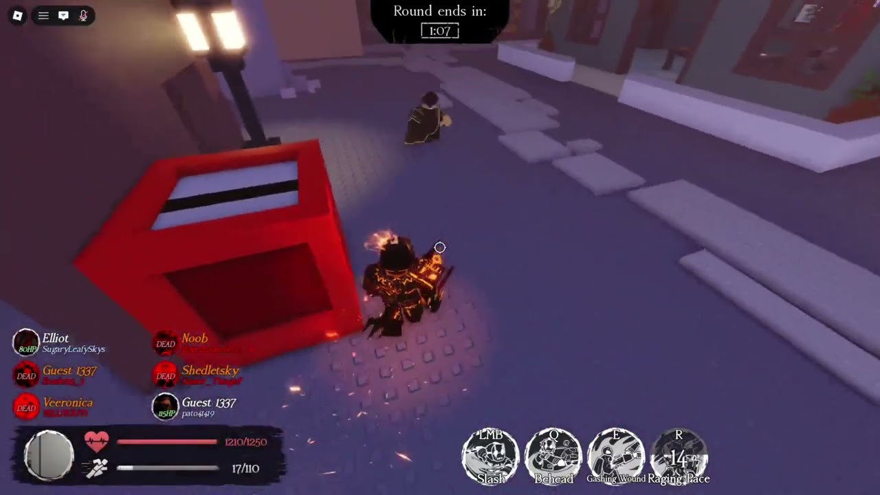 Level 100 Slasher gameplay, 