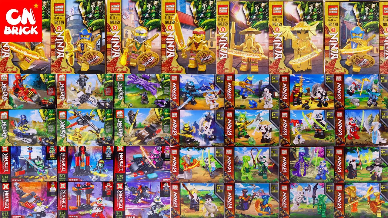 Unoffical LEGO COLLECTION 2021 NINJAGO MINIFIGURES SET 8