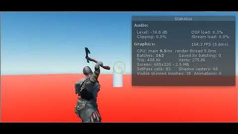 Kratos Axe throw unity