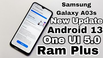 Samsung Galaxy A03s OneUI 5.0 Android 13 Update | Samsung A03s New Software Update OneUI 5.0 🔥🔥🔥