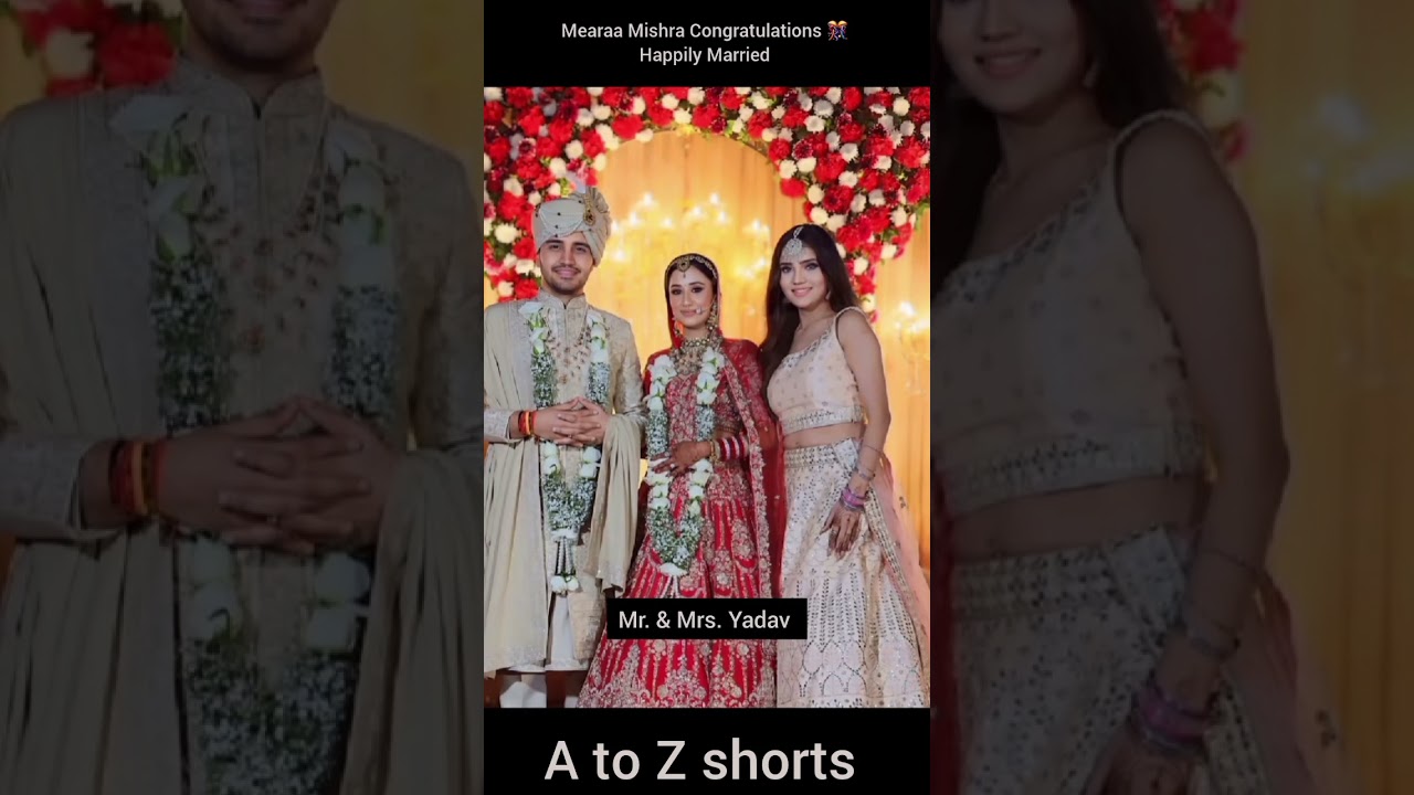 Mearaa Mishra Congratulations 🎊 Happily Married❤️