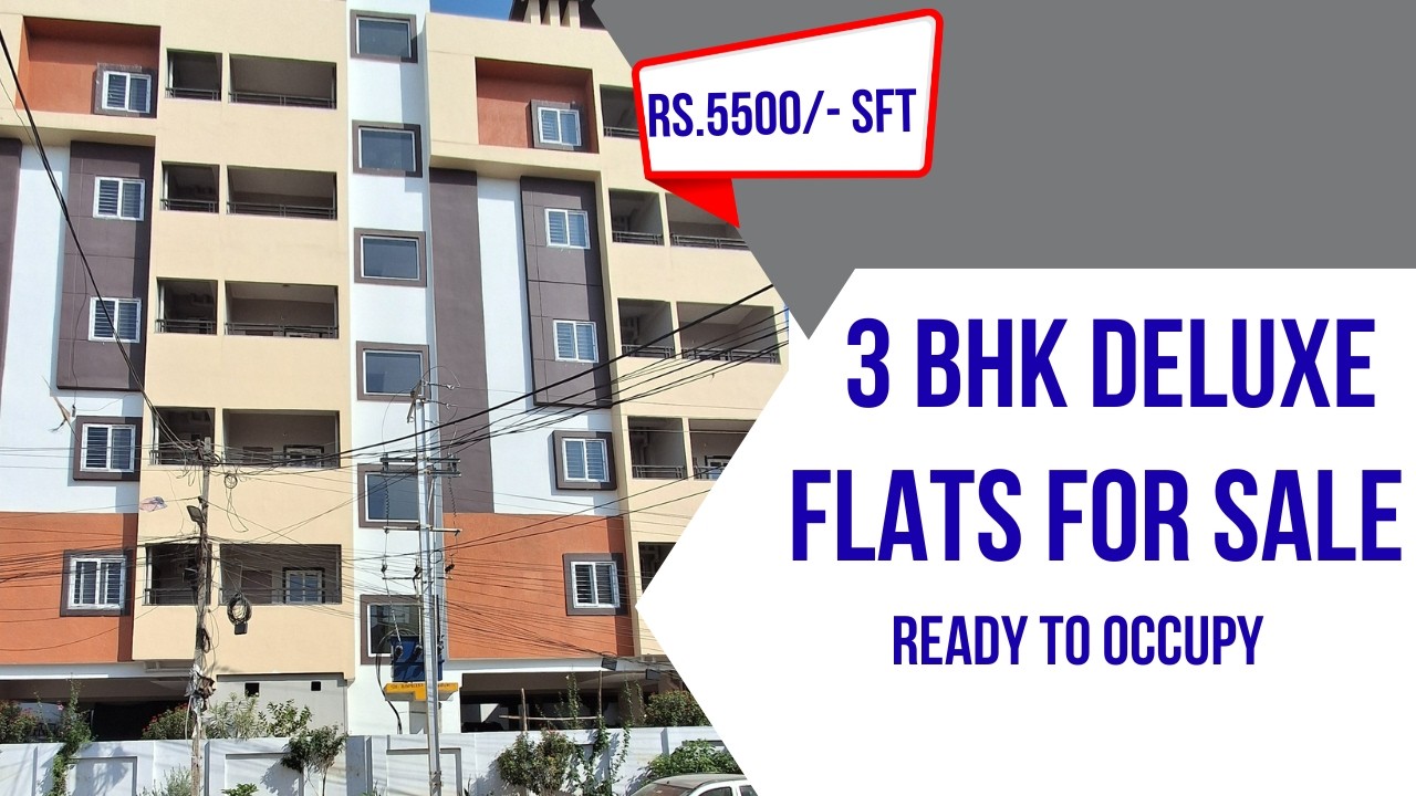 3 BHK Flats for Sale in Mallapur | ₹5500/Sqft | Near ECIL & NFC | Hyderabad
