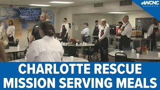 Charlotte Rescue Mission serving up meals