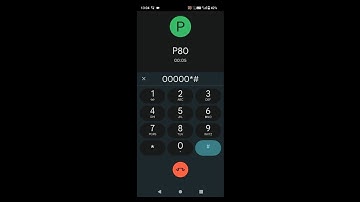 Cubot P80 incoming call (Screen Video)