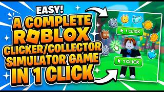 How to Make a FULL Roblox Clicker Game in 1 CLICK!