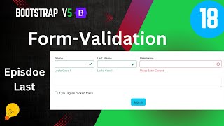 form validation in bootstrap 5 | form validation classes in bootstrap  | Web With Nasir