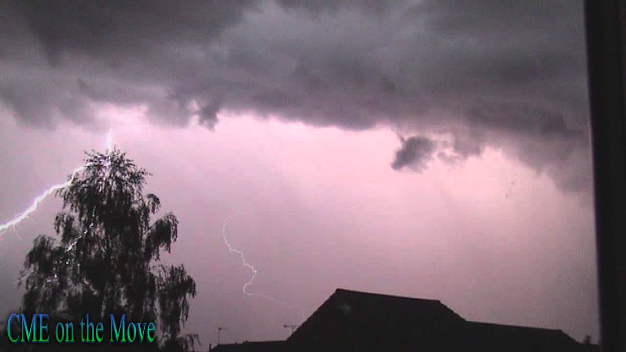Large Autumn Thunderstorm - Norwich UK 11/10/2014