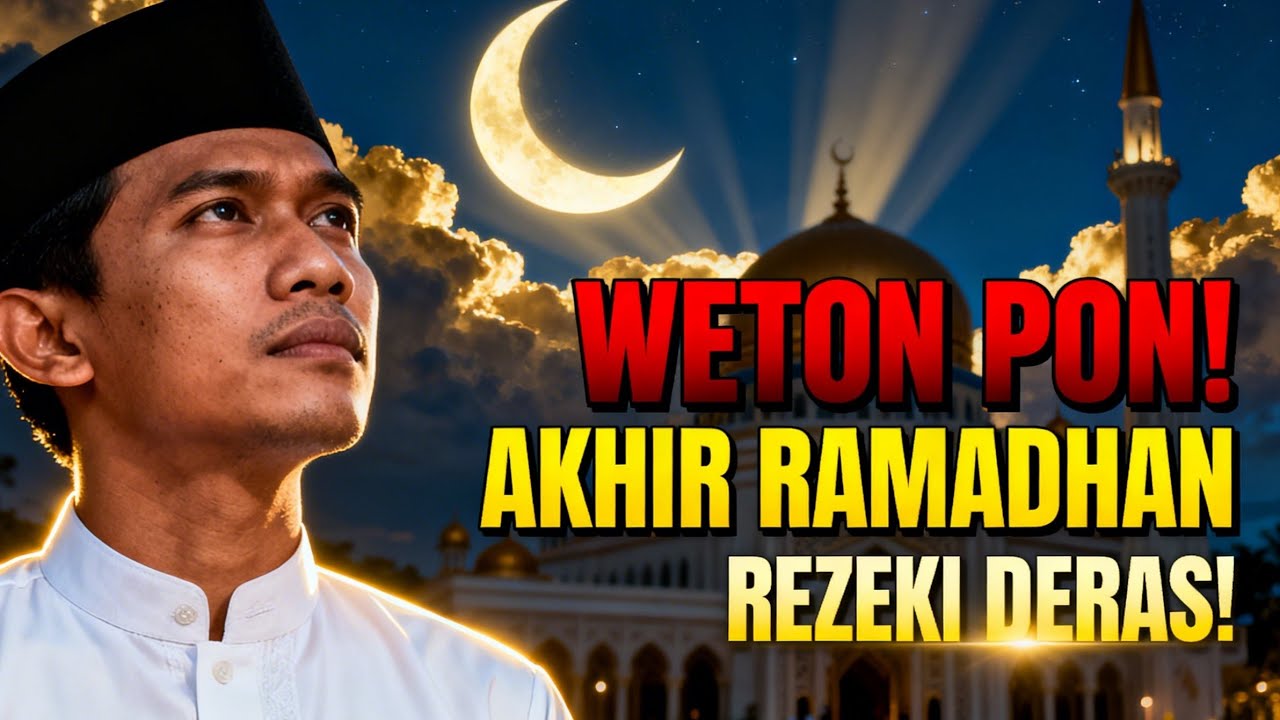 WETON PON! Akhir Ramadhan Jadi Titik Balik, Rezekimu Bisa Mengalir Tanpa Henti...
