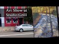 Art Show at Small Restaurant: Check out paintings at Studio Grill