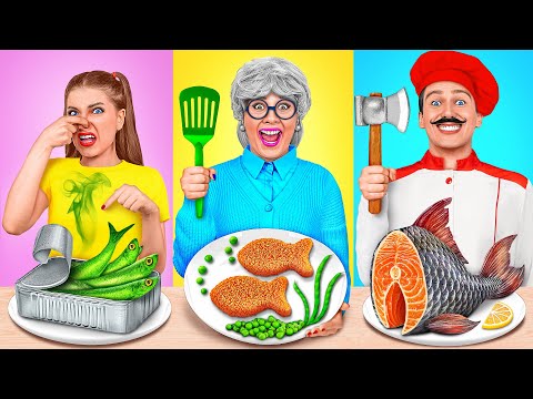 Кулинарный Челлендж: Я против Бабушки | Эпичная Битва С Едой от Multi DO Challenge