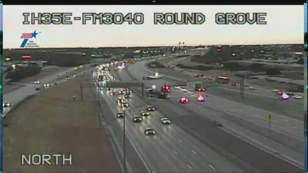 Fiery crash in Lewisville along I35E YouTube