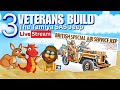 3 Veterans tackle the Tamiya SAS Jeep