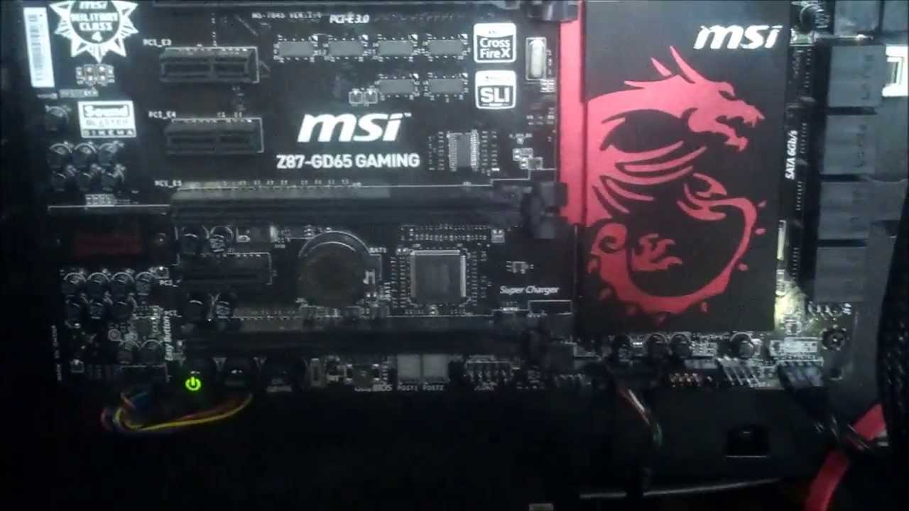 EVGA supernova nex650G power cycling Z87 GD65 YouTube