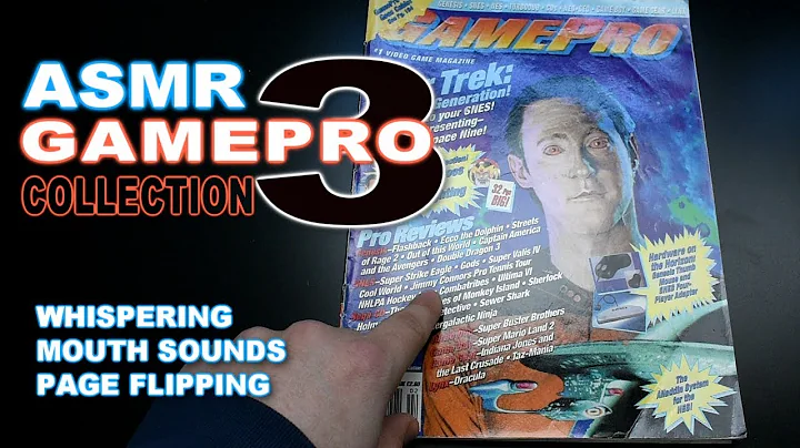 ASMR - GamePro Magazines Part 3 - whispering, mouth sounds, page flipping, relaxing, tingles