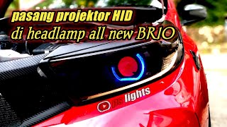 Review LED mini projector H4 hi/lo Y6D | Terangnya Beneran !!