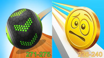 Going Balls VS Coin Rush Android iOS Gameplay (Level 271-275)