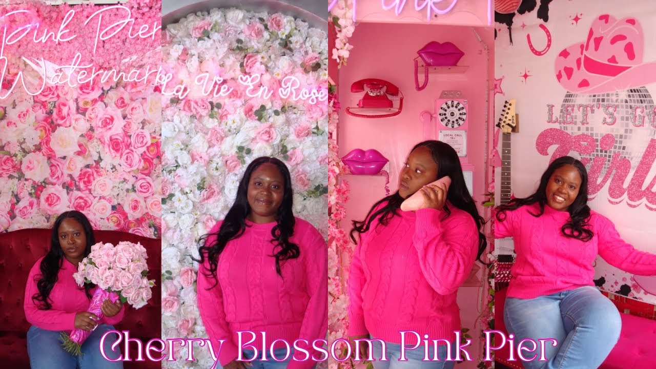 Pink Pier at WaterMark| Cherry Blossom Festival |Spring Activities in NYC