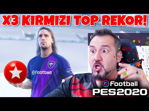 REKOR! 3X KIRMIZI BİRDEN TUTTURDUK! EFSANELER ÇIKTI! | PES 2020 SİYAH TOP AÇILIMI