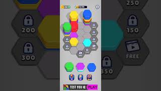 Hexa Sort | Level 16 🔹 failed