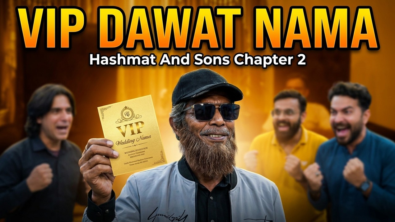 Rajab Butt ki Shadi Ka Dawat Nama Ghr Main Hoa Hangama | Episode 69  | Hashmat And Sons Chapter 2