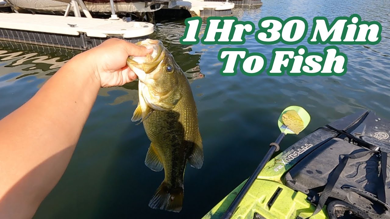 1 HR 30 Min to Fish for BASS | J-Hooked Fishing